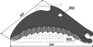 Rundballenmesser 5mm Passend Zu Vicon VF16650699 Deutz Fahr DEUTZ