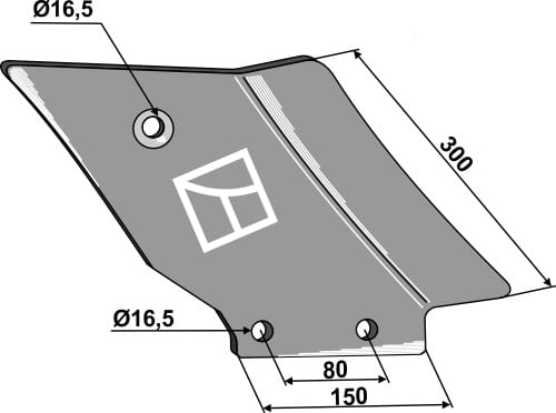 Gegenzinken, rechte Ausführung - passend zu Quivogne