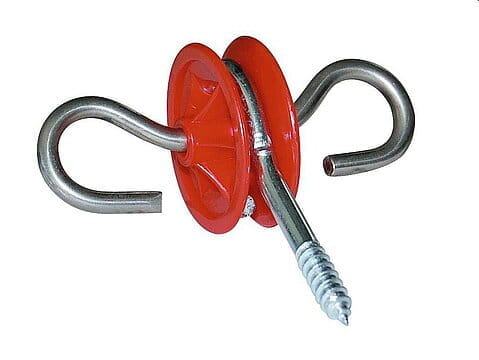 10045 Torgriffisolator mit 2 Einhängeösen