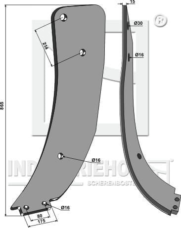 BL28921 Tiefenlockerer-Zinken - linke Ausführung