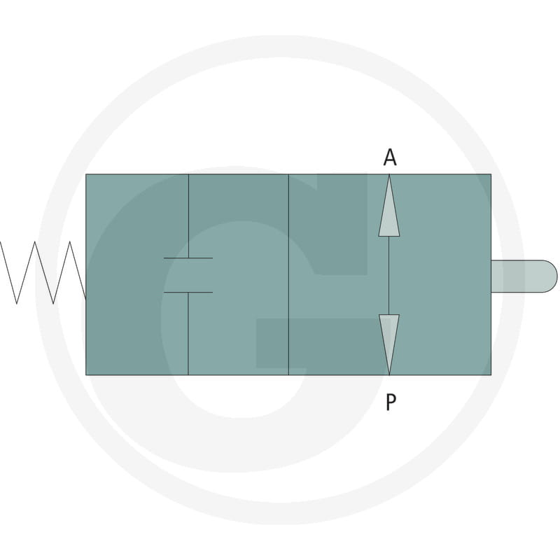Oleodinamica Marchesini 2/2-way valve NO-VF-3/8"BSP
