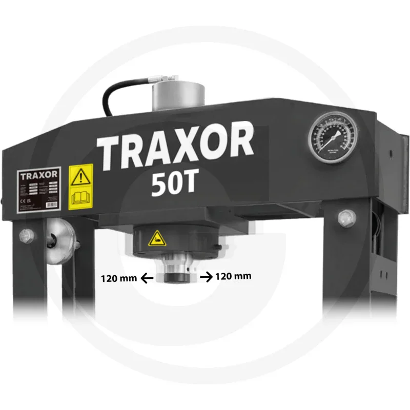 TRAXOR Werkstattpresse - 50 Tonnen / manuell