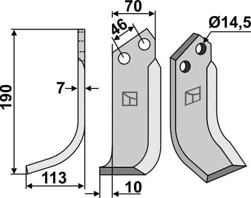 BL6282 Fräsmesser SOV-03L