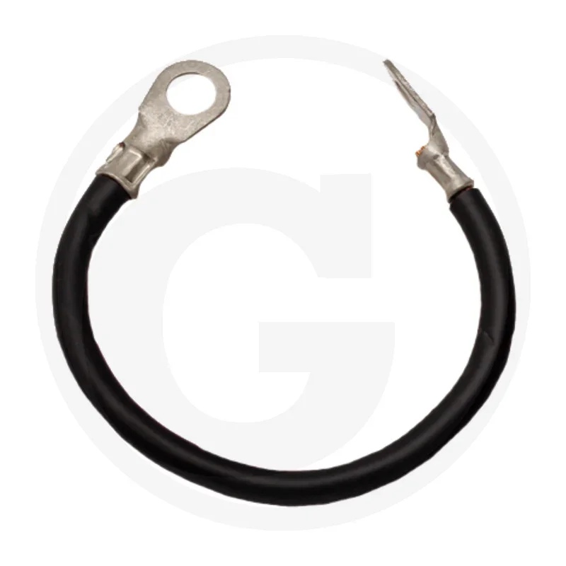 Battery cable with crimp terminals 300mm / 16mm² - Eyelet hole: 1/4" (6.35mm) + 3/8" (9.52mm)