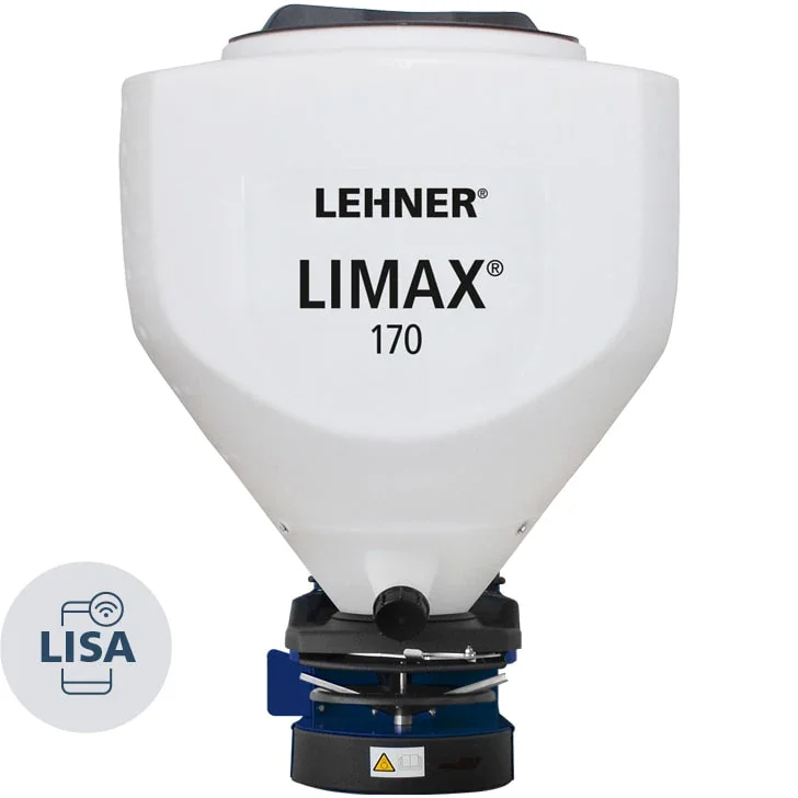 LEHNER LIMAX® 170 mit LISA App-Steuerung – Digitaler 12V Schneckenkornstreuer bis 30 m
