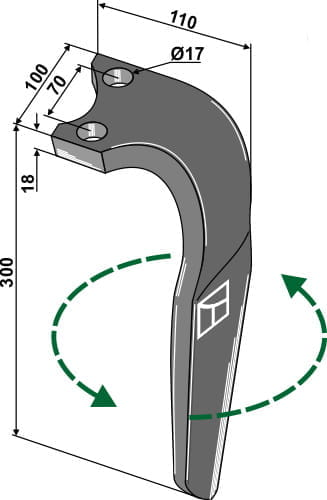 BL5996 Kreiseleggenzinken Rabe RH-95-DEL