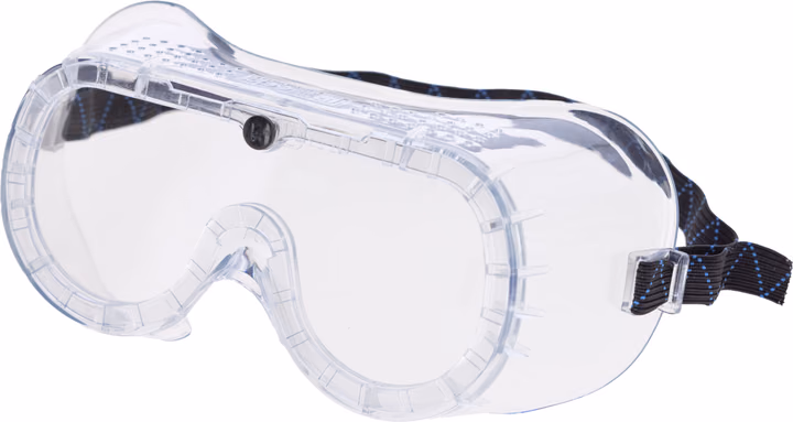 Vollsichtschutzbrille, direkt belüftet, EN 166 Klasse B