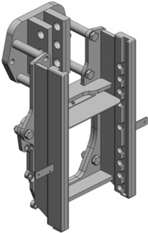 BL00.101.00.0-A02 Scharmüller Anhängebock HVLB W325 JSV  - passend zu Case Magnum 7100, 7200 / Steyr 9200