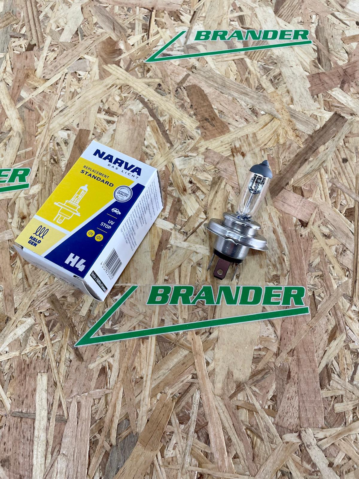 NARVA Glühlampe Fernscheinwerfer - H4 12V 60/55W P43t-38, Halogen