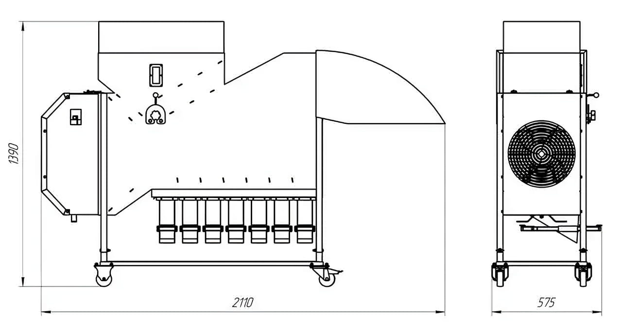 Grain cleaning machine · up to 5 t/h · Professional seed separator for maximum purity