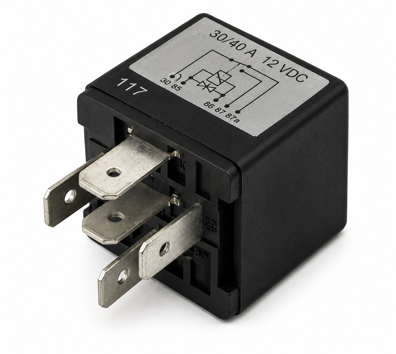 12V, 30/40A working relay - suitable for Volvo CE