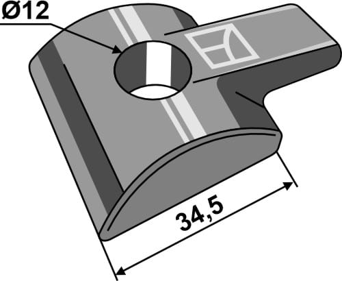 Zinkenhalter - passend zu Pöttinger 621325