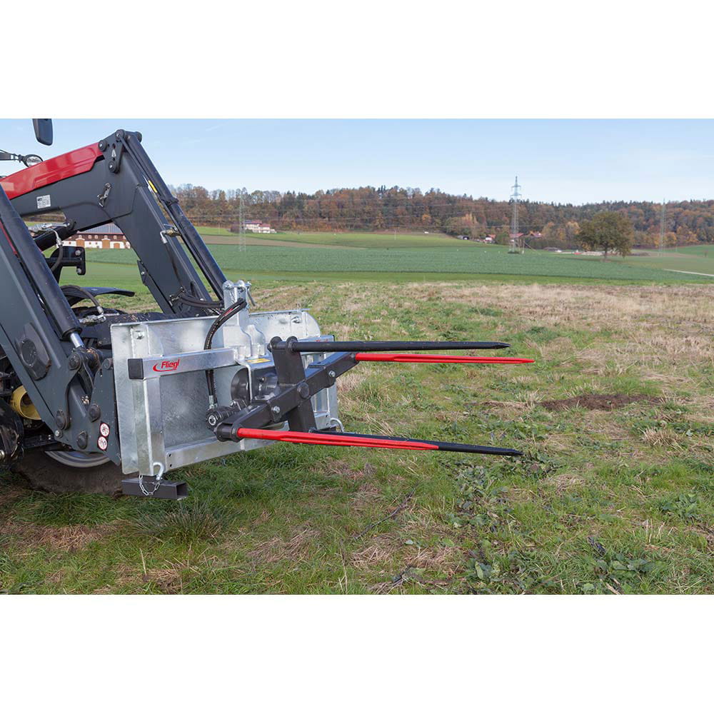Fliegl Rundballenabwickler & Transportgerät 4.0 – 2 Zinken mit Euro- & Dreipunktaufnahme