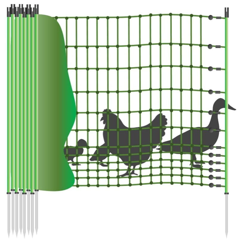 10398 Entenzaun  - 50m / 1 Spitzen / 112cm