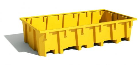 EMP Auffangwanne für 2 IBC-Container oder 8 Fässer - 1330 L