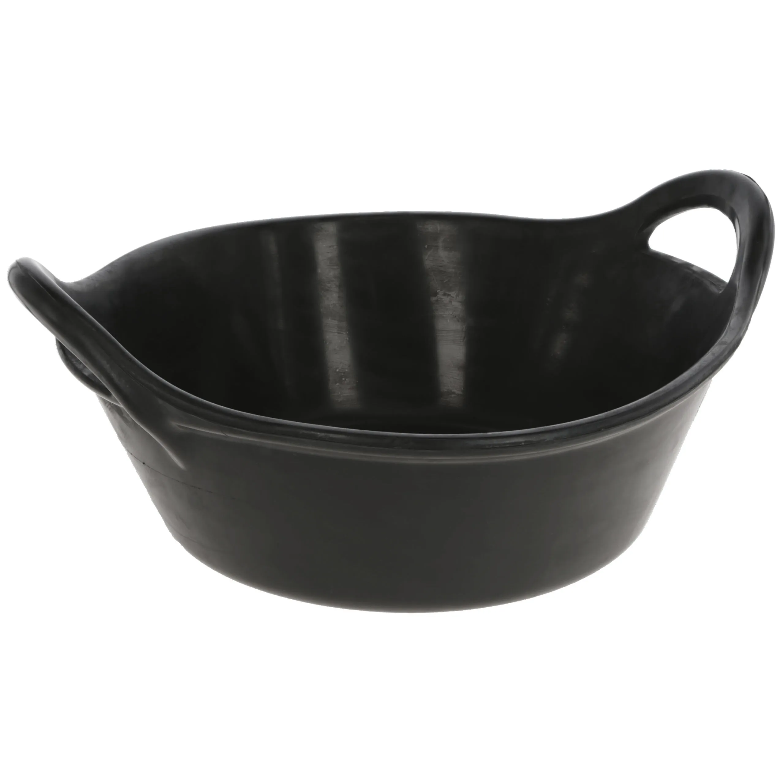 Gummitrog 11L schwarz – robuster Futtertrog für Pferde & Nutztiere