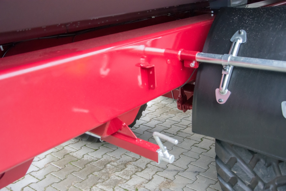 rot, landmaschine, anhänger, radaufhängung, kupplung