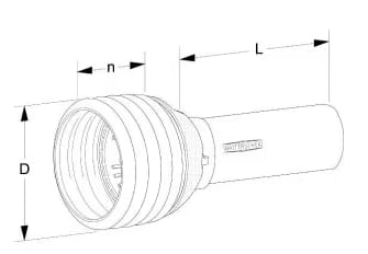 Walterscheid PHG protective half inside P600 / P700 - 1000x230mm