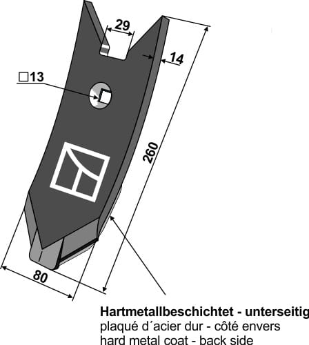 ET34090 Scharspitze - passend zu Lemken Karat 3374441