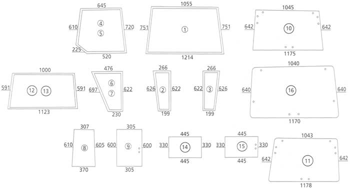 BL26727 Teilscheibe links