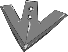 BL2321 Gänsefußschar 101.310-45