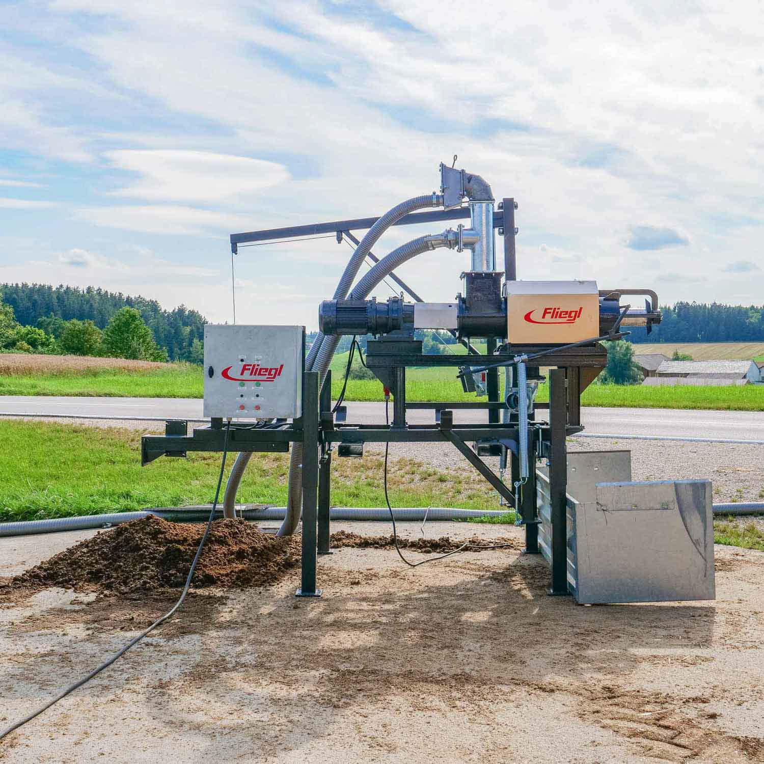 Fliegl Gülleseparator »Small« Komplettset mit Gestell – 20 m³/h, 5,5 kW