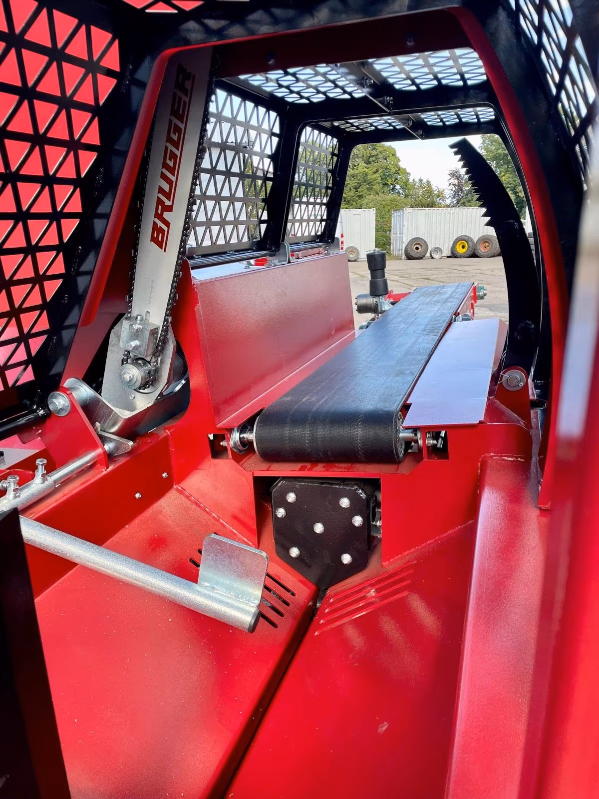 BRUGGER Sägespaltautomat SA48 PRO Benzin 14 PS | 48 cm | 20 t Spaltdruck | Profi Brennholzautomat