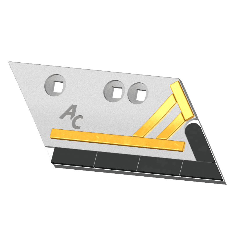 BL41078 VORSCHÄLERSCHAR passend für KUHN-HUARD  L.A.64 - 3 Löcher R 631106 / 5116