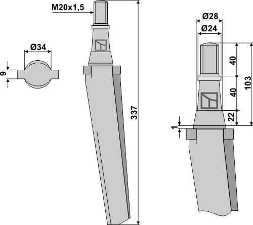 BL6104 Kreiseleggenzinken - passend zu Feraboli