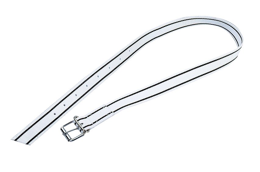 30298 Halsmarkierungsband weiß 120cm mit Rollschnalle