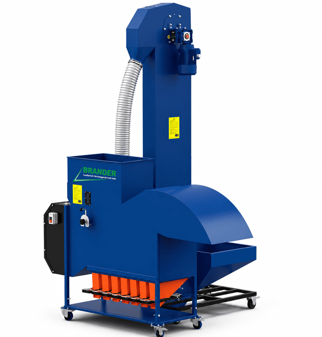 Getreide Förder- & Reinigungssystem – Komplettanlage bis 5 t/h mit Elevator & Separator