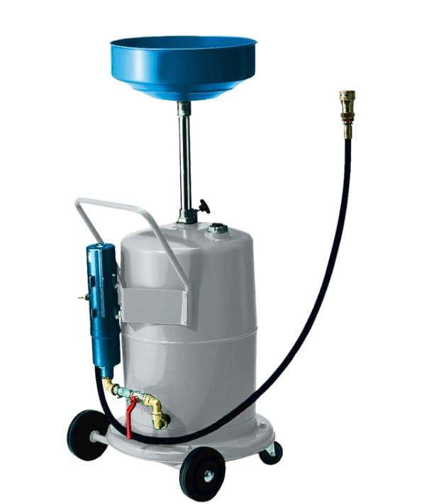 Pressol Altölauffanggerät 75 l fahrbar mit Pneumatik-Pumpe 1:1
