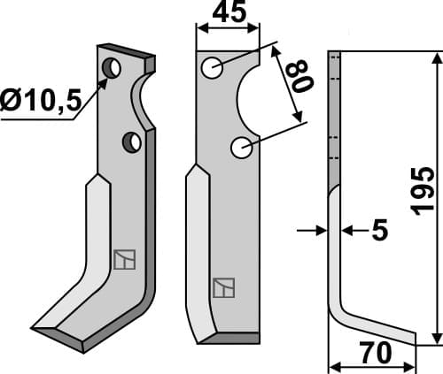 BL5184 Fräsmesser R - passend Goldoni 8834 / Barbieri