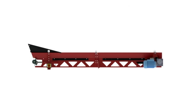 Conveyor belt 3700 × 250 mm – Modular conveyor belt 0.55 kW | 400V