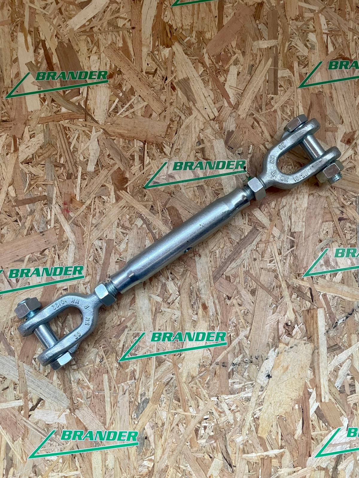 Rohrspannschloss 3000kg / Gabel-Gabel / M20