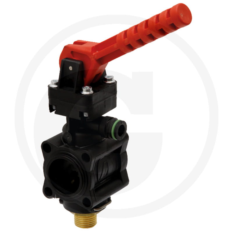 ARAG Teilbreitenventil manuell, Serie 463 mit Anschluss für Gleichdruckregler T1