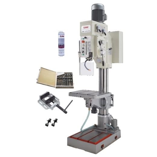 BLE82009 Elmag Säulenbohrmaschine Getriebe - 400V / 2800,2200W / max. Bohrleistung Stahl 50mm