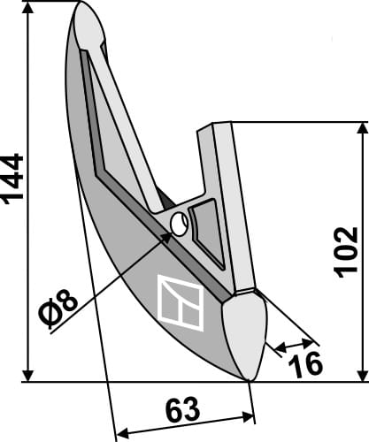 Metall Säschar - passend zu Nordsten