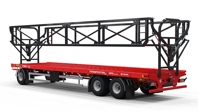 Metalfach Ballenanhänger 20t – 32 Ballen | Hydraulisch absenkbar | 40 km/h