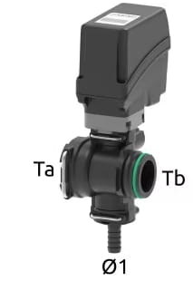 ARAG Proportional-Regelventil Serie 863T Serie 863T, elektrisch, mit Gabelanschluss T5 und Tülle 13 mm
