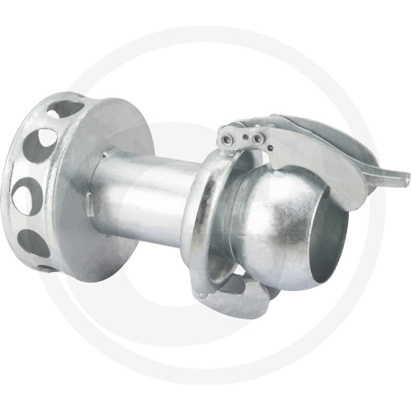 System Perrot Saugkorb mit V-Teil 4" - feuerverzinkt