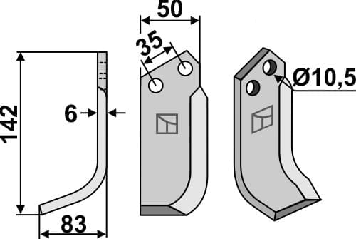 BL6381 Fräsmesser VAL-07L
