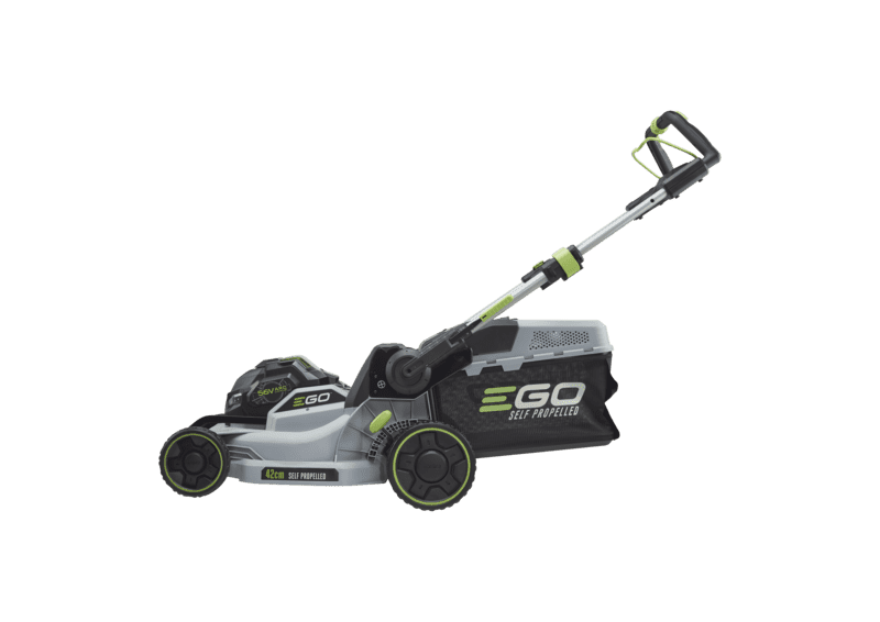 EGO Akku Rasenmäher 42cm mit Radantrieb KIT – 56V, 4,0Ah Akku & Ladegerät