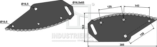 BL29771 Futtermischwagenmesser