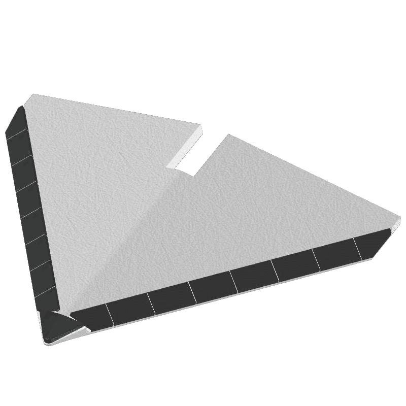 BL40893 Hackschar Type Carré - Breite 200mm