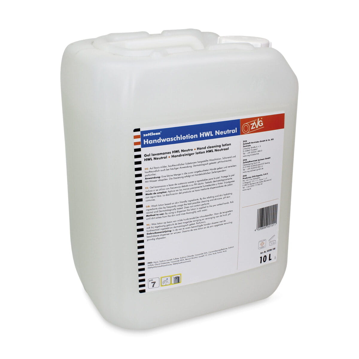 BL25305 ZetClean® – Handwaschlotion HWL Neutral - 5L