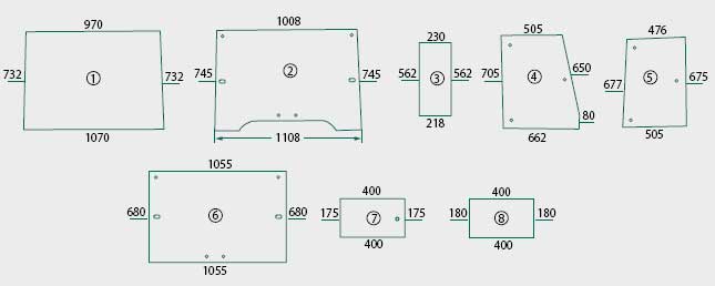 BL17288 Heckscheibe unten