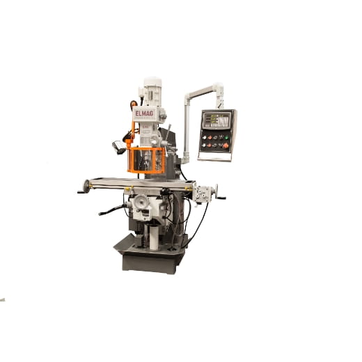 BLE82152 Elmag Getriebe Fräs- und Bohrmaschine MFB 50 LGT inkl. 3-Achs-Positionsanzeige