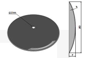 BL30197 Glatte Scheibe Ø710x7