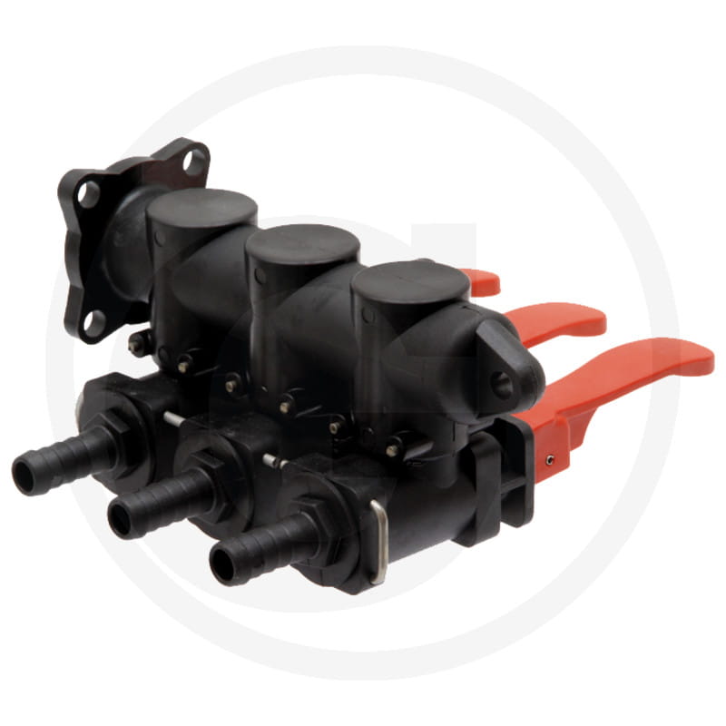 ARAG Teilbreitenventil manuell, Serie 461 - 4 Teilbreiten